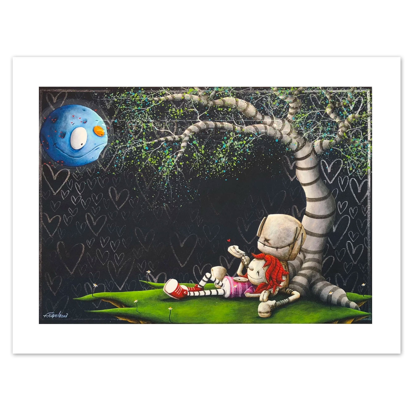 Fabio Napoleoni "To the Moon and Back" Limited Edition Paper Giclee