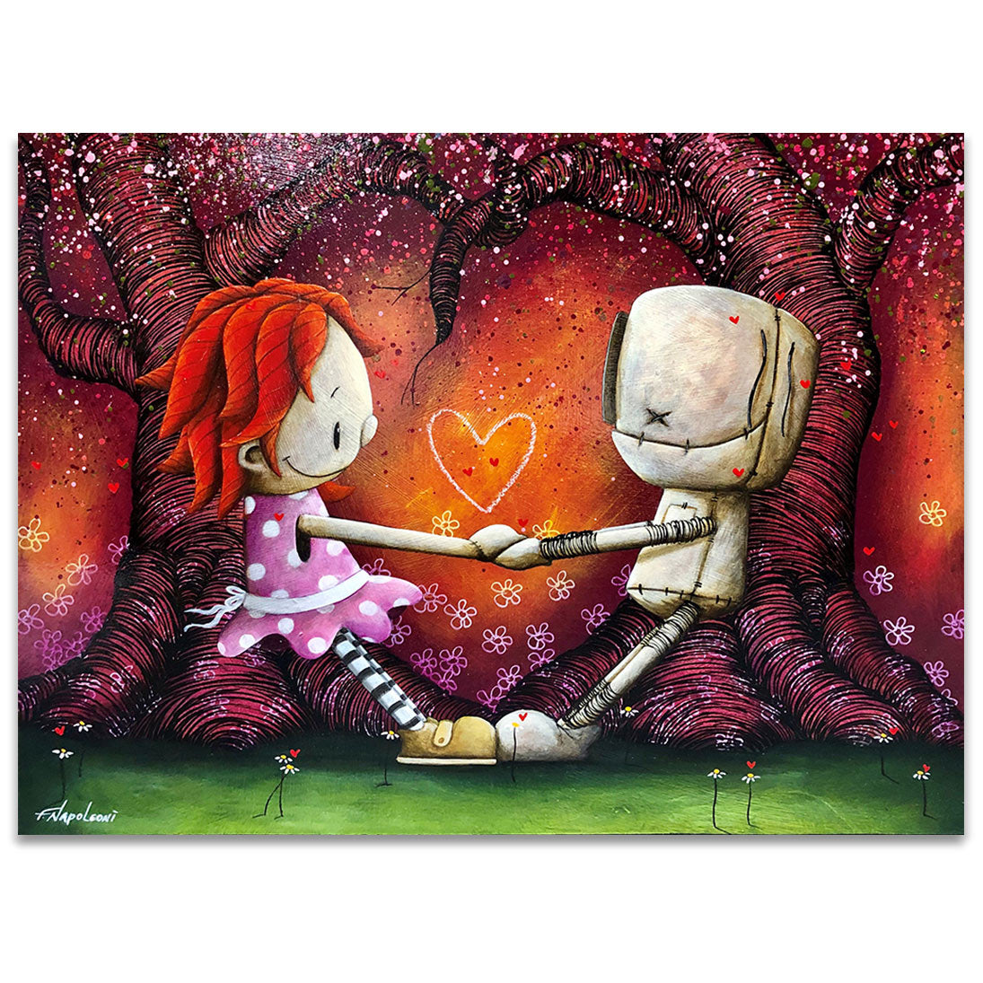 Fabio Napoleoni Together Forever & Ever Limited Edition Canvas Giclee