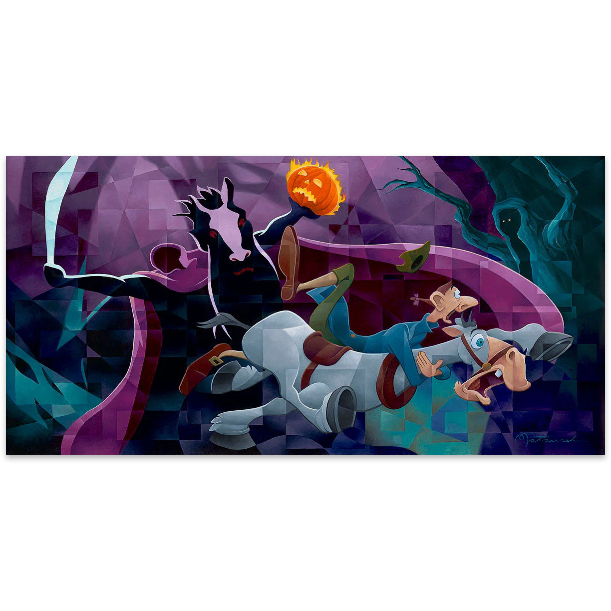 Tom Matousek Disney Headless Horseman Limited Edition Canvas Giclee