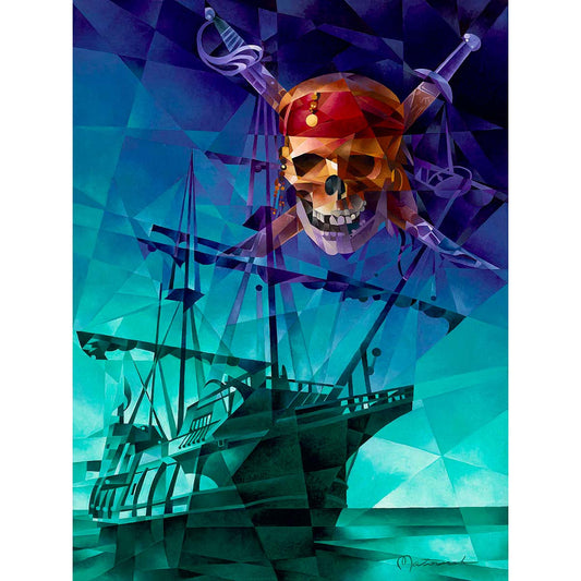 Tom Matousek Disney "The Black Pearl" Limited Edition Canvas Giclee
