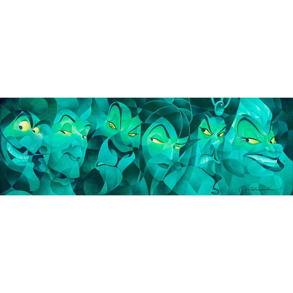 Tom Matousek Disney Trust No One Limited Edition Canvas Giclee