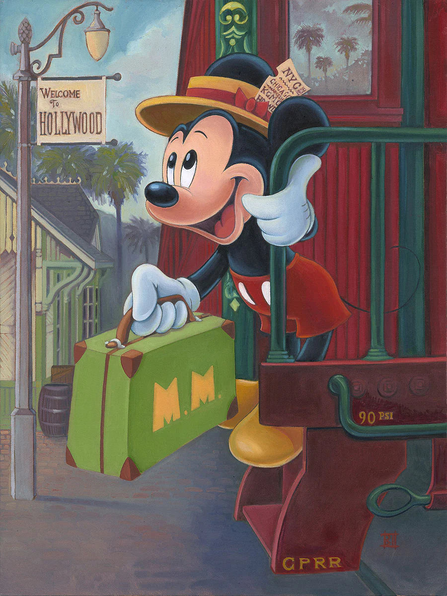 Bret Iwan Disney Track 28 Limited Edition Canvas Giclee