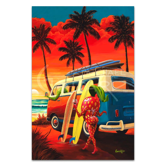 Michael Godard "Vintage Surf Vibes" Limited Edition