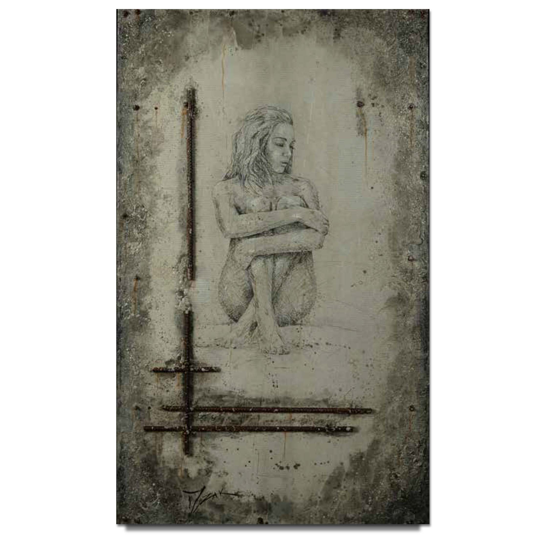 Trevor Mezak Waiting Limited Edition Canvas Giclee