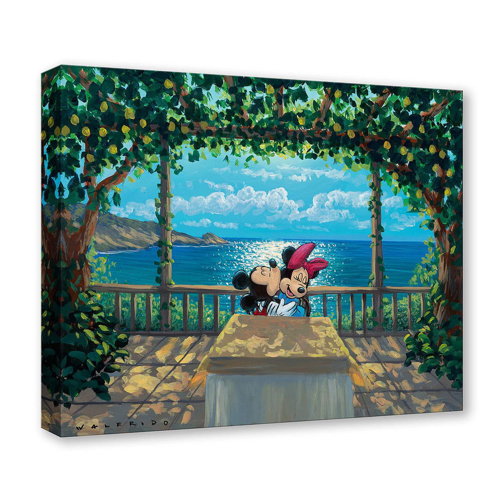 Walfrido Garcia Disney Lunch Under the Lemon Tree Limited Edition Canvas Giclee