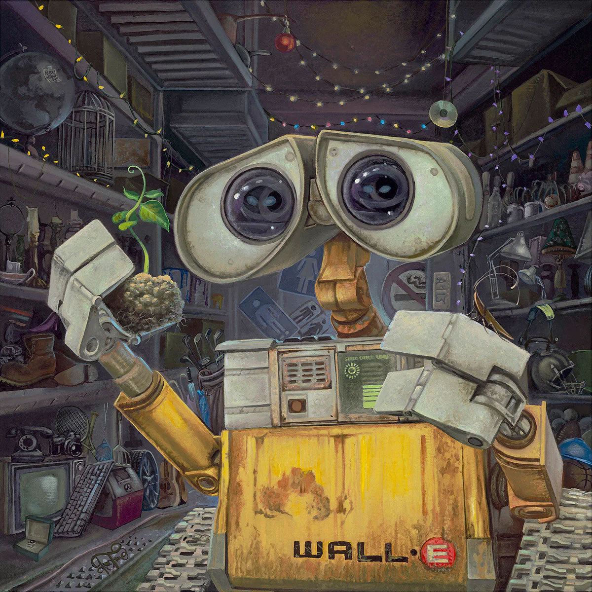 Jared Franco Disney WALL-E Limited Edition Canvas Giclee