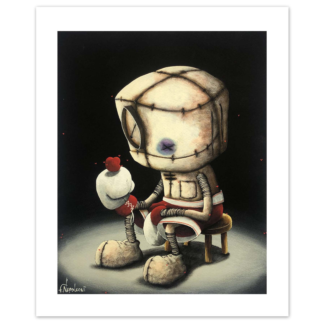 Fabio Napoleoni We Fight For What We Love Limited Edition Paper or Canvas Giclee