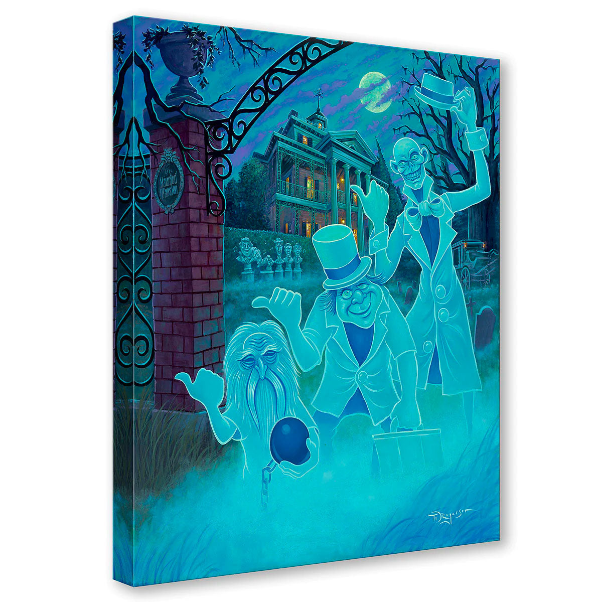 Tim Rogerson Disney "Welcome Foolish Mortals" Limited Edition Canvas Giclee