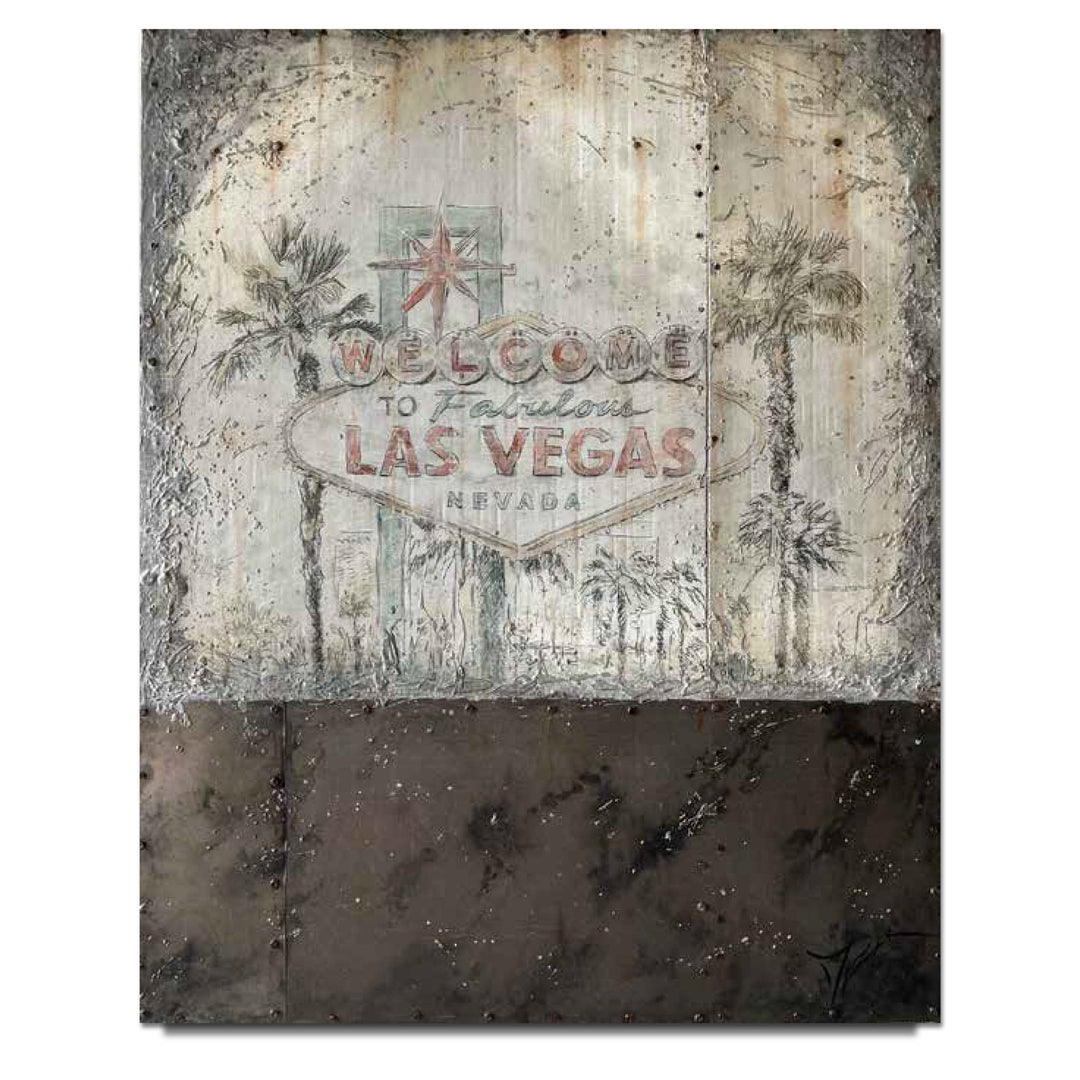 Trevor Mezak Welcome To Vegas Limited Edition Canvas Giclee