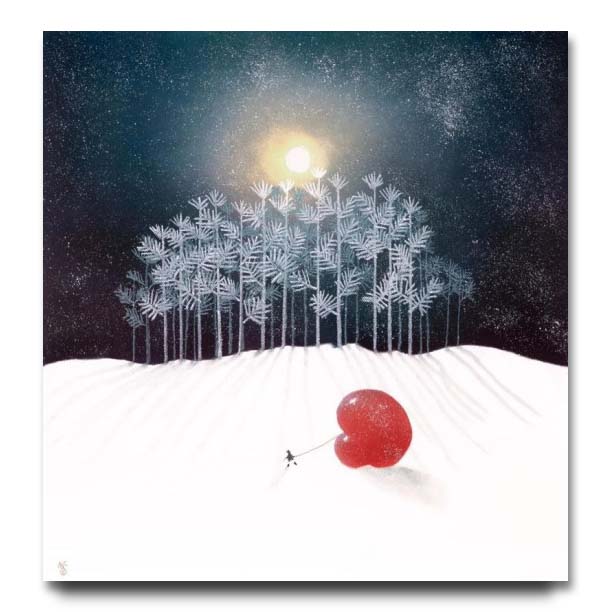 Mackenzie Thorpe Winter Frost Limited Edition Paper Giclee