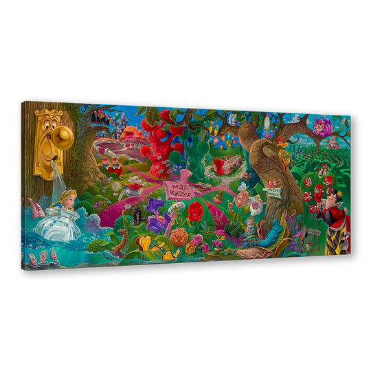 Jared Franco Disney Wonderland Limited Edition Canvas Giclee