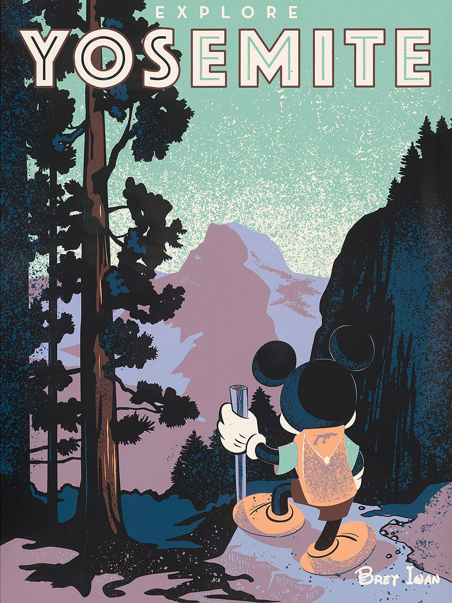 Bret Iwan Disney Yosemite Limited Edition Canvas Giclee