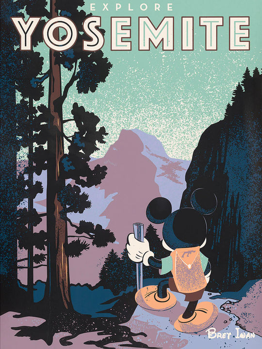 Bret Iwan Disney Yosemite Limited Edition Canvas Giclee