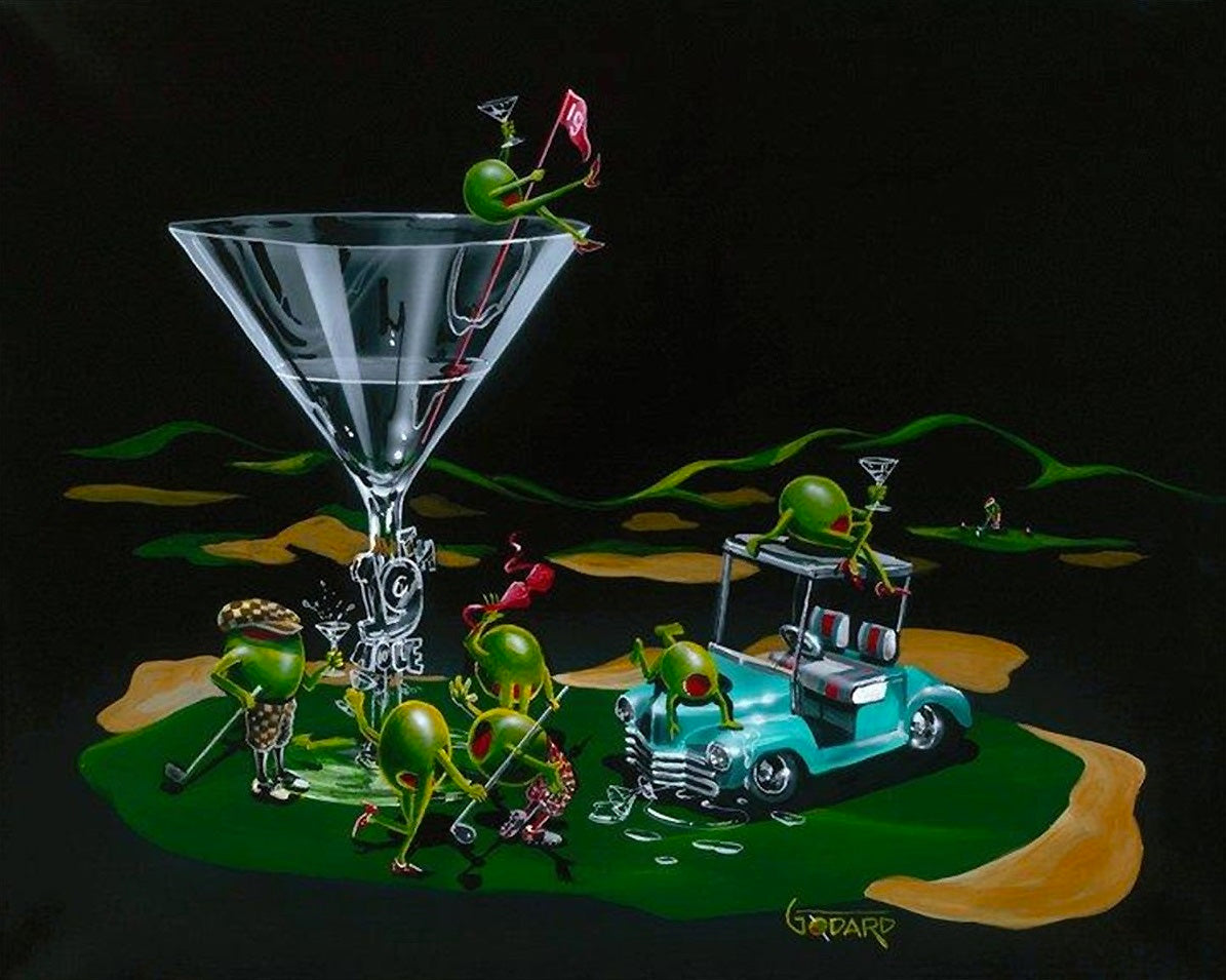 Michael Godard 19th Hole Limited Edition Canvas Giclee