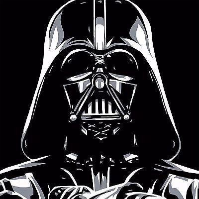 Allison Lefcort Star Wars Darth Vader Canvas Giclee