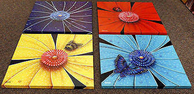 Michael Godard Colorful Flowers Limited Edition Paper Giclee