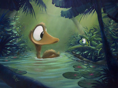 Rob Kaz "Sitting Duck" Canvas Giclee