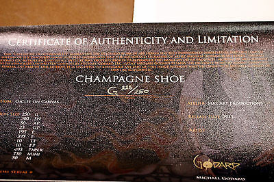 Michael Godard "Champagne Shoe" Limited Edition