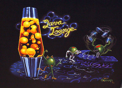 Michael Godard Lava Lounge Limited Edition Canvas Giclee