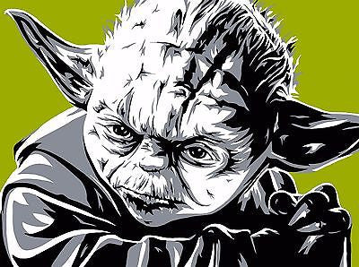 Allison Lefcort Star Wars "Yoda" Limited Edition Canvas Giclee