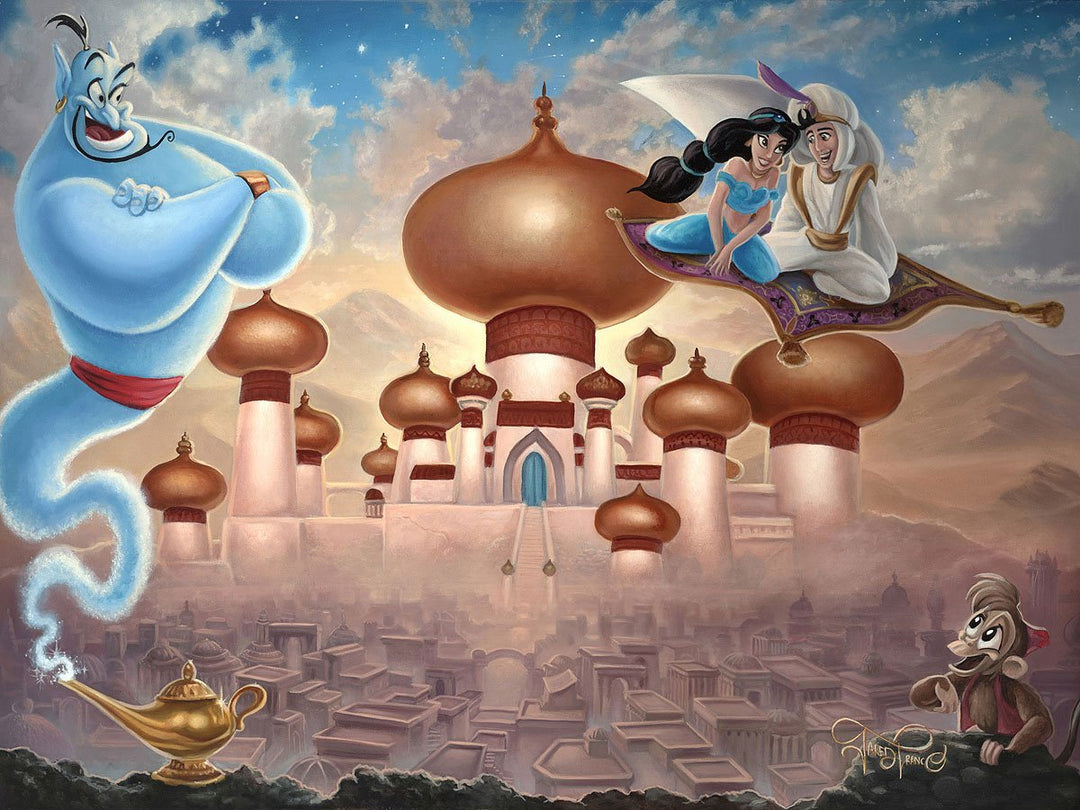 Jared Franco Disney A Whole New World Limited Edition Canvas Giclee