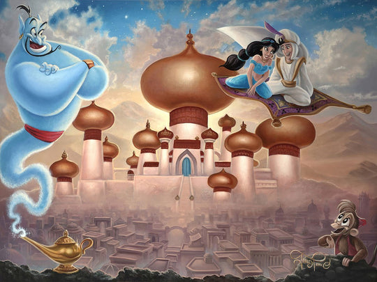 Jared Franco Disney A Whole New World Limited Edition Canvas Giclee