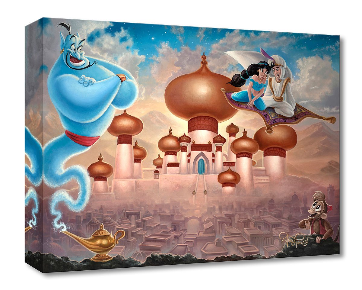 Jared Franco Disney "A Whole New World" Limited Edition Canvas Giclee