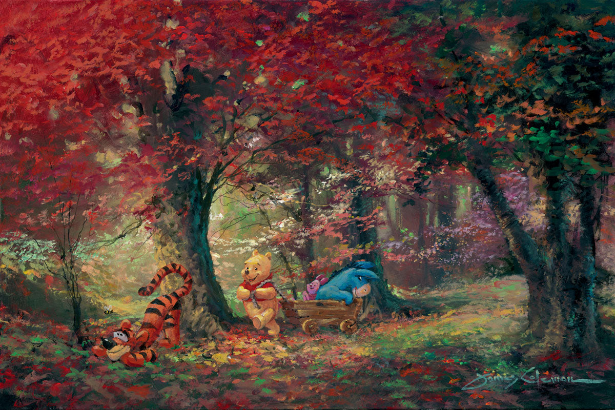 James Coleman Disney "Adventure in the Woods" Limited Edition Canvas Giclee