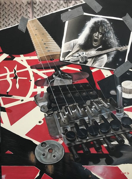 Stickman All I've Got I Had to Steal (Van Halen) Limited Edition Canvas Giclee