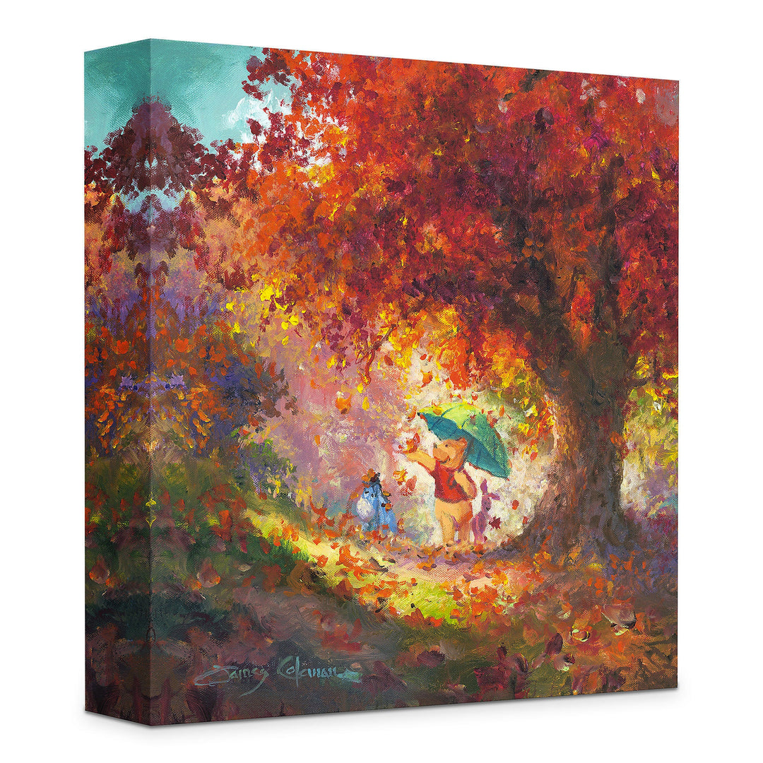 James Coleman Disney Autumn Leaves Gently Falling Limited Edition Canvas Giclee