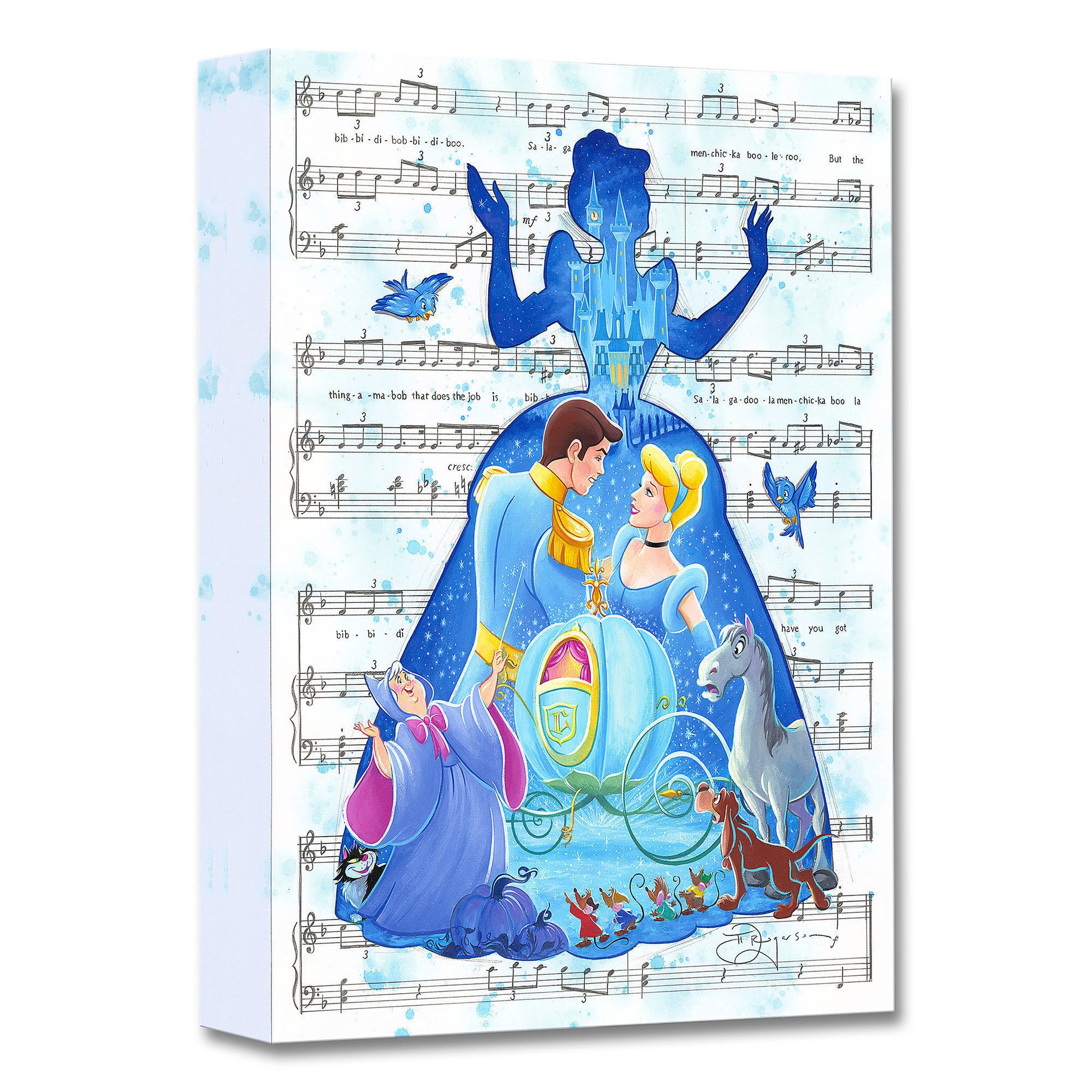 Tim Rogerson Disney "Bibbidi Bobbidi Boo" Limited Edition Canvas Giclee
