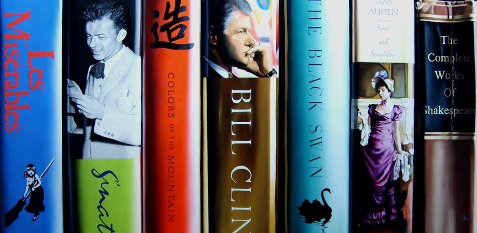 John-Mark Gleadow Bibliotheque V Limited Edition Canvas Giclee