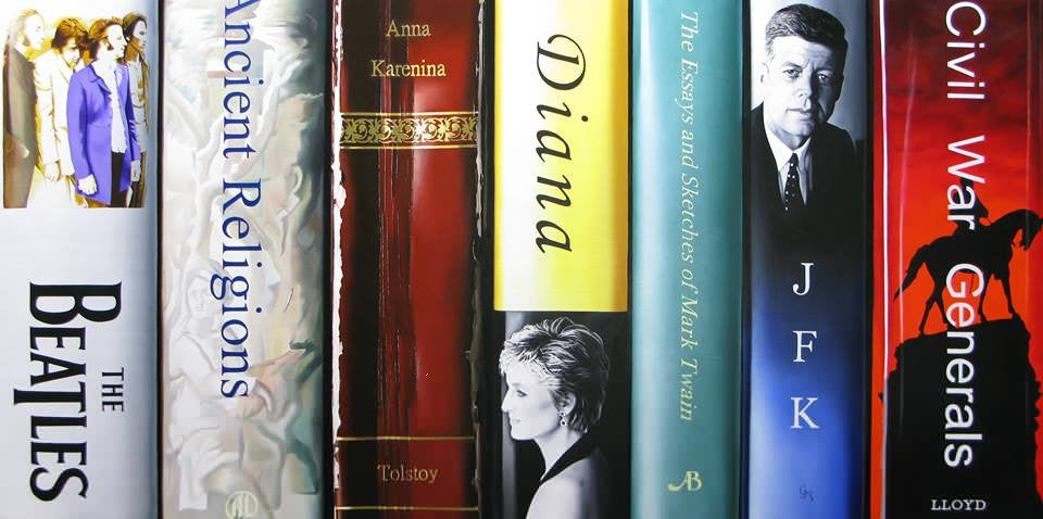 John-Mark Gleadow Bibliotheque VI Limited Edition Canvas Giclee
