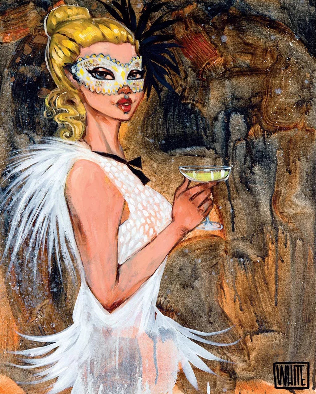 Todd White Black Tie Optional Limited Edition Canvas Giclee