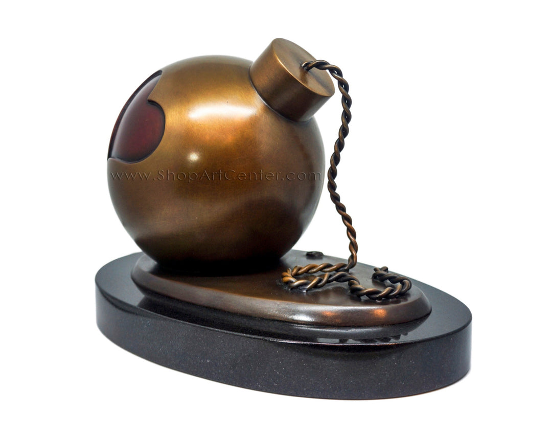 Fabio Napoleoni Love Bomb Bronze Statue