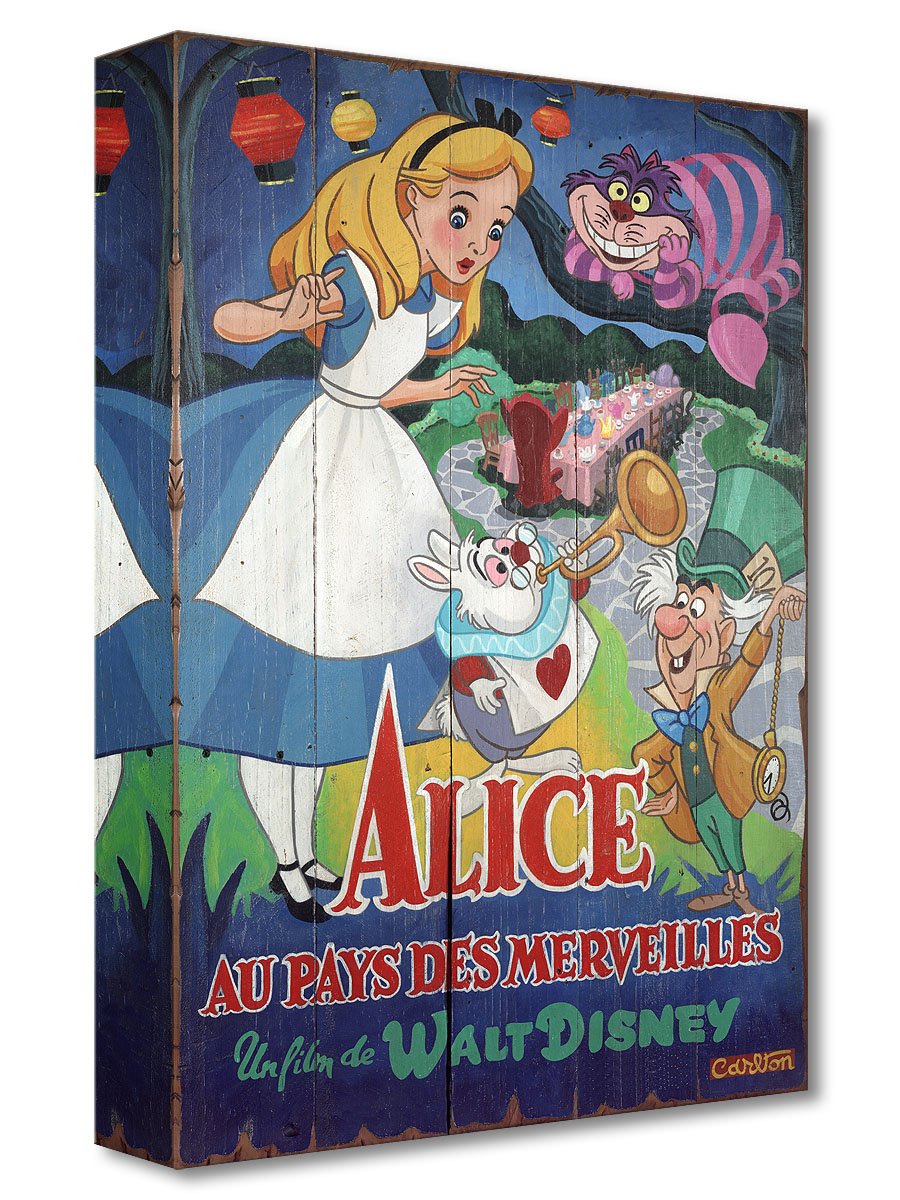 Trevor Carlton Disney "A Date with Wonderland" Limited Edition Canvas Giclee