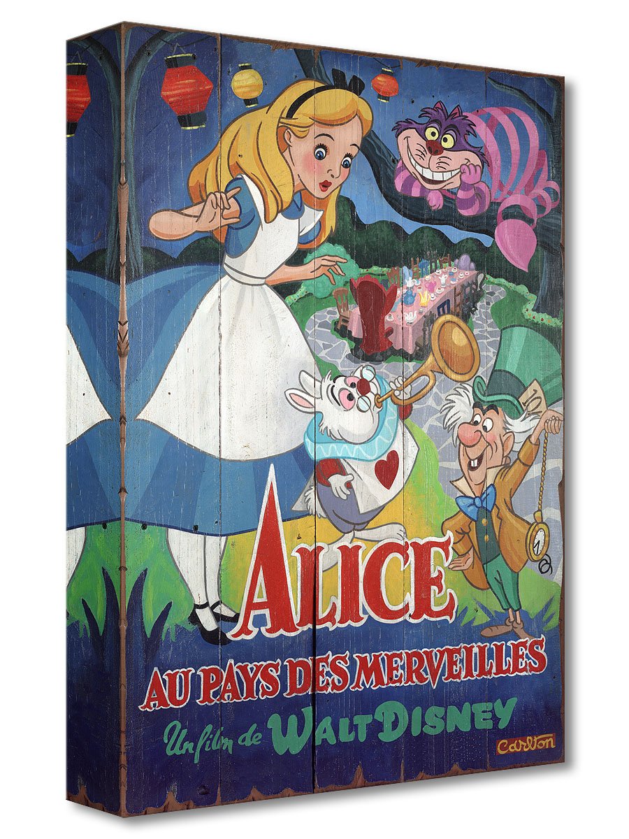 Trevor Carlton Disney A Date with Wonderland Limited Edition Canvas Giclee