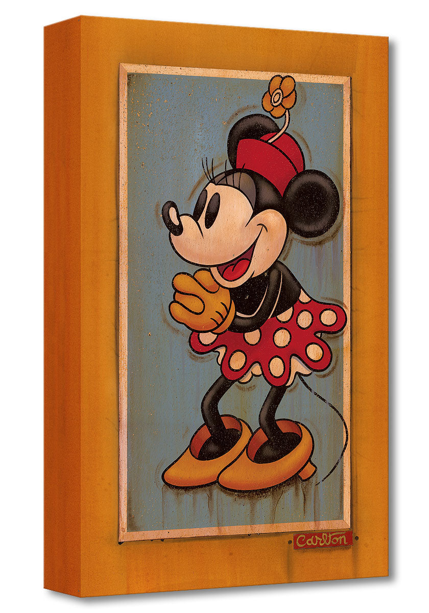 Trevor Carlton Disney "Vintage Minnie" Limited Edition Canvas Giclee