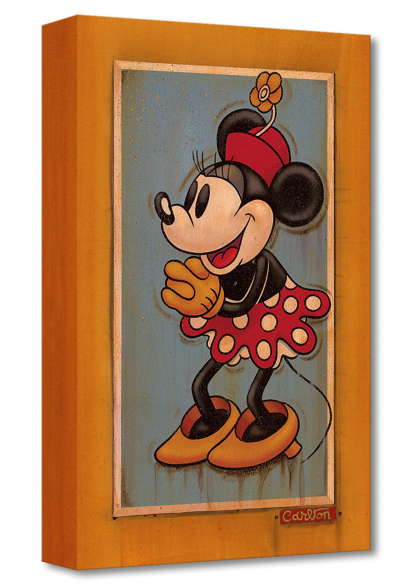 Trevor Carlton Disney Vintage Minnie Limited Edition Canvas Giclee