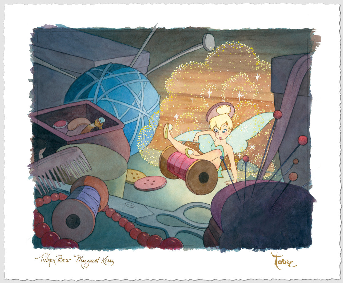 Toby Bluth Disney Cute as a Button Limited Edition Paper Giclee