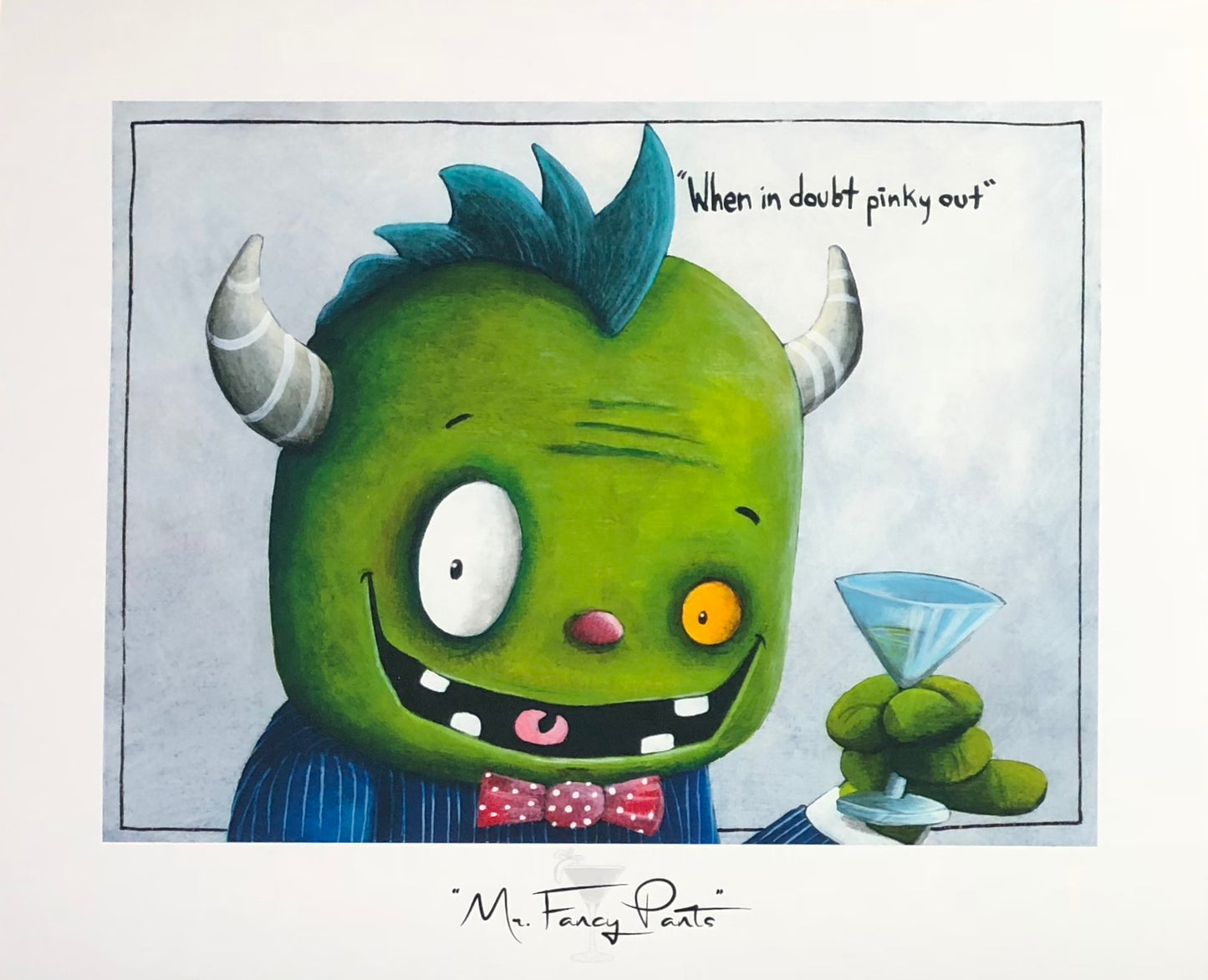 Fabio Napoleoni "Mr. Fancy Pants" Aka Danny Ocean Limited Edition Paper Giclee