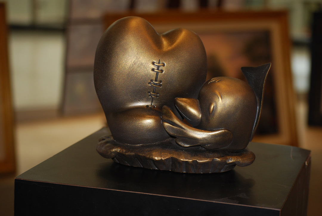 Fabio Napoleoni Blu Loves You Sculpture