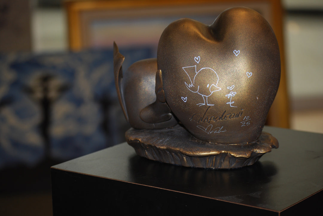 Fabio Napoleoni Blu Loves You Sculpture
