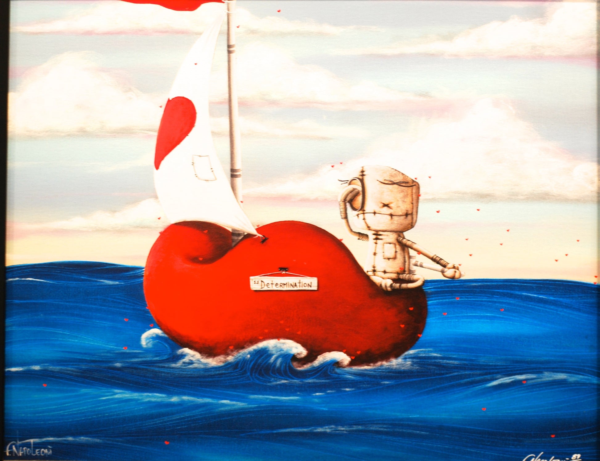 Fabio Napoleoni "Never Stop Searching" Limited Edition Canvas Giclee
