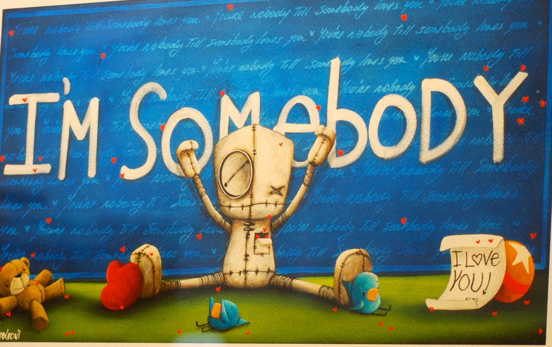 Fabio Napoleoni "Somebody Loves You" Limited Edition Paper Giclee