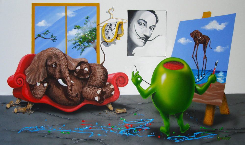 Michael Godard Dali Limited Edition Canvas Giclee