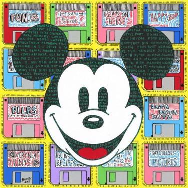 Tennessee Loveless Disney "Data World Exe" Limited Edition Canvas Giclee