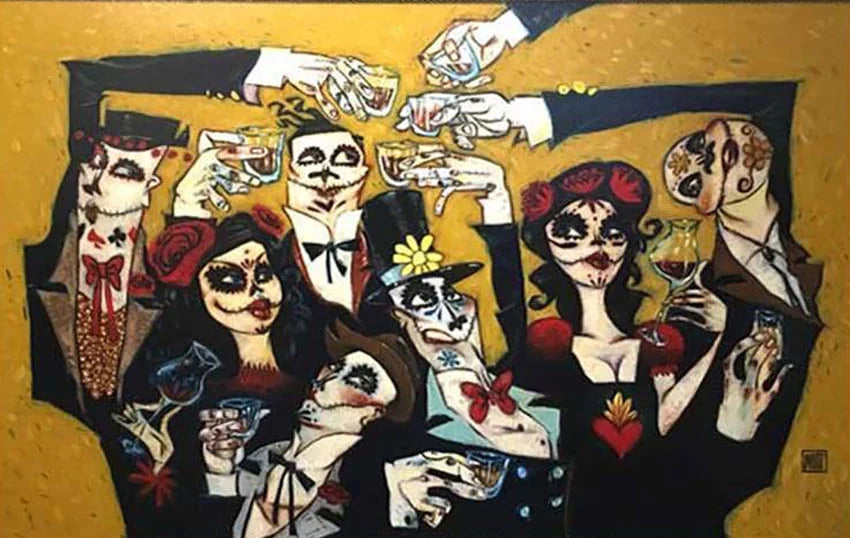 Todd White "Dead Man’s Party" Limited Edition Canvas Giclee