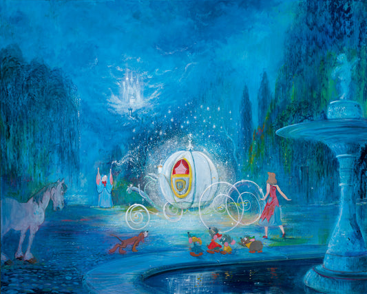 Harrison Ellenshaw Disney "A Dream Is a Wish Your Heart Makes" Limited Edition Canvas Giclee