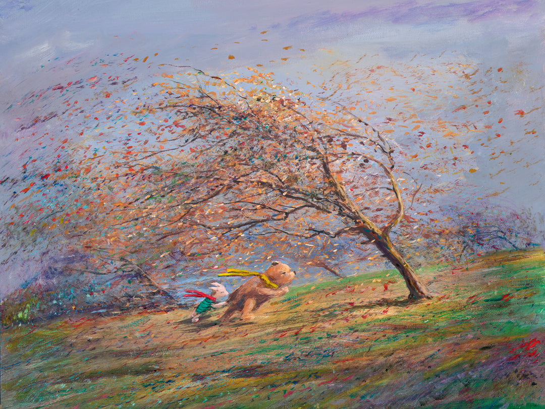 Peter and Harrison Ellenshaw Disney A Very Blustery Day Limited Edition Canvas Giclee